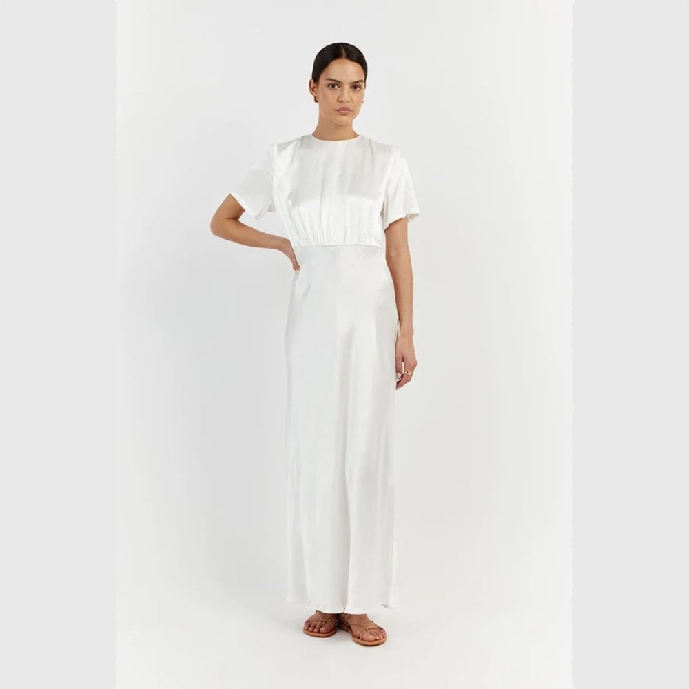 DISSH Aisle White Satin Dress